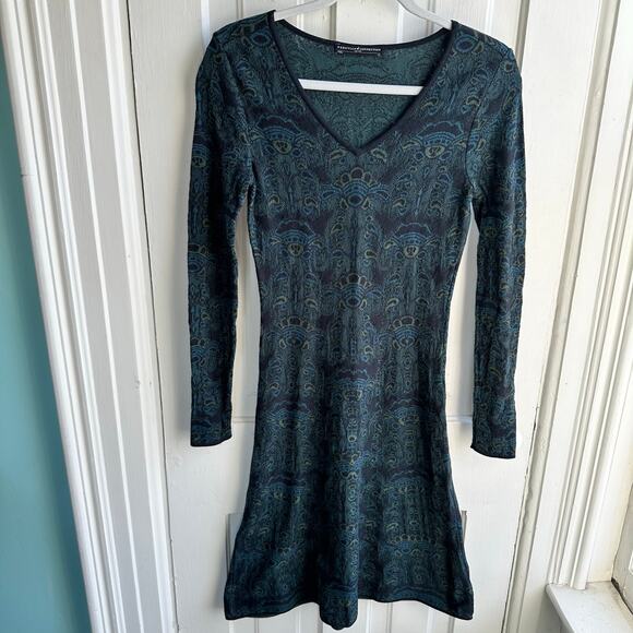 Peruvian Connection Kashmiri Pima Cotton Paisley Dress - Picture 2 of 7